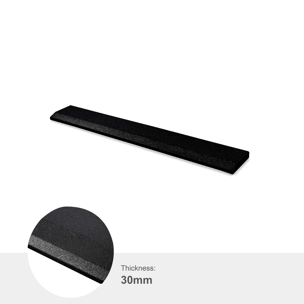 Granulaat Oprijrand Zwart · 30 mm · 160 × 1080 mm